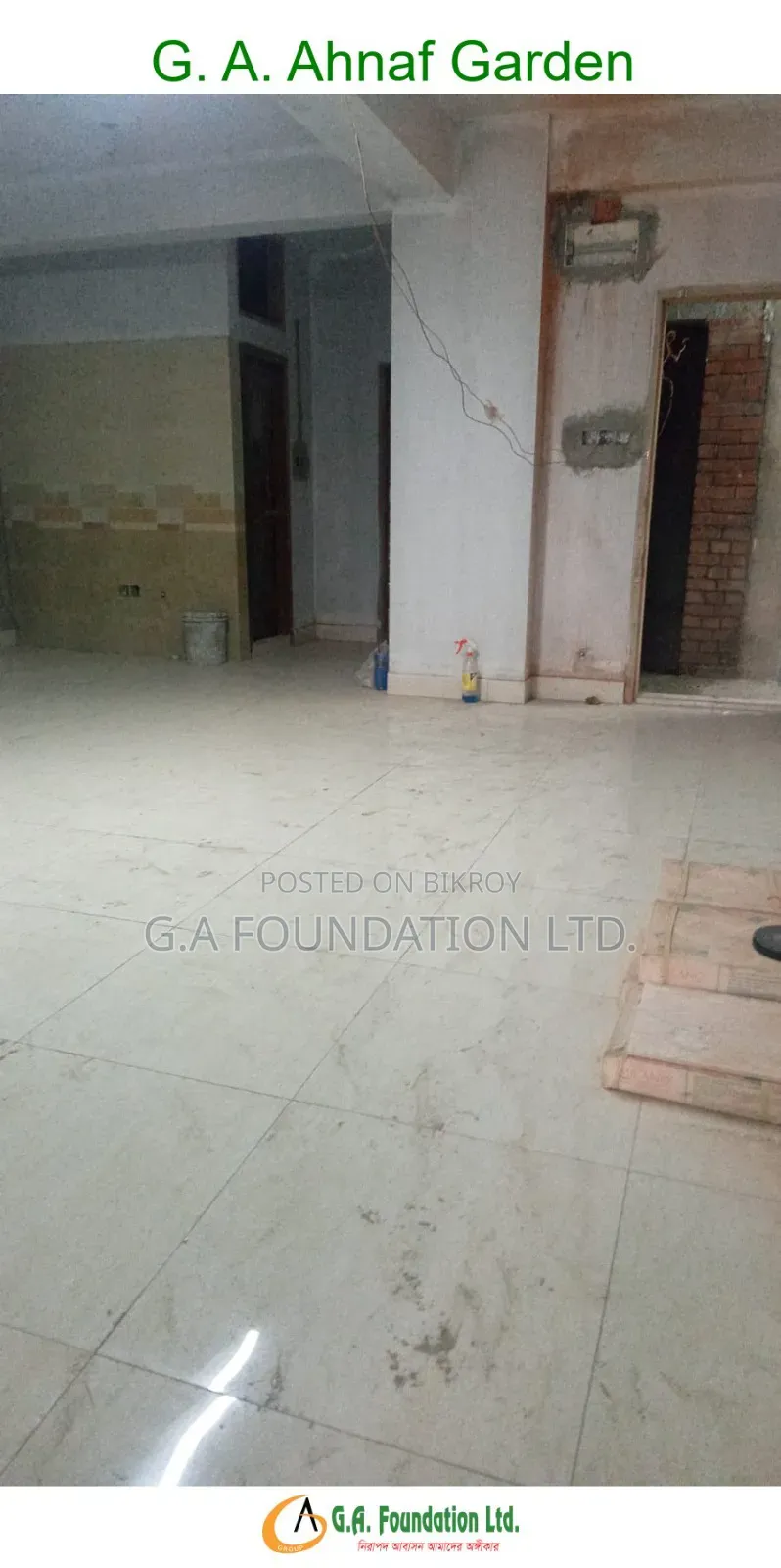 3-Bedroom Apartment in G. A. Ahnaf Garden, Mirpur for sale