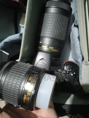 Nikon D3500 With Prime Kit Af 18-55mm Dx-Vr + Another Len's 70-300mmdx