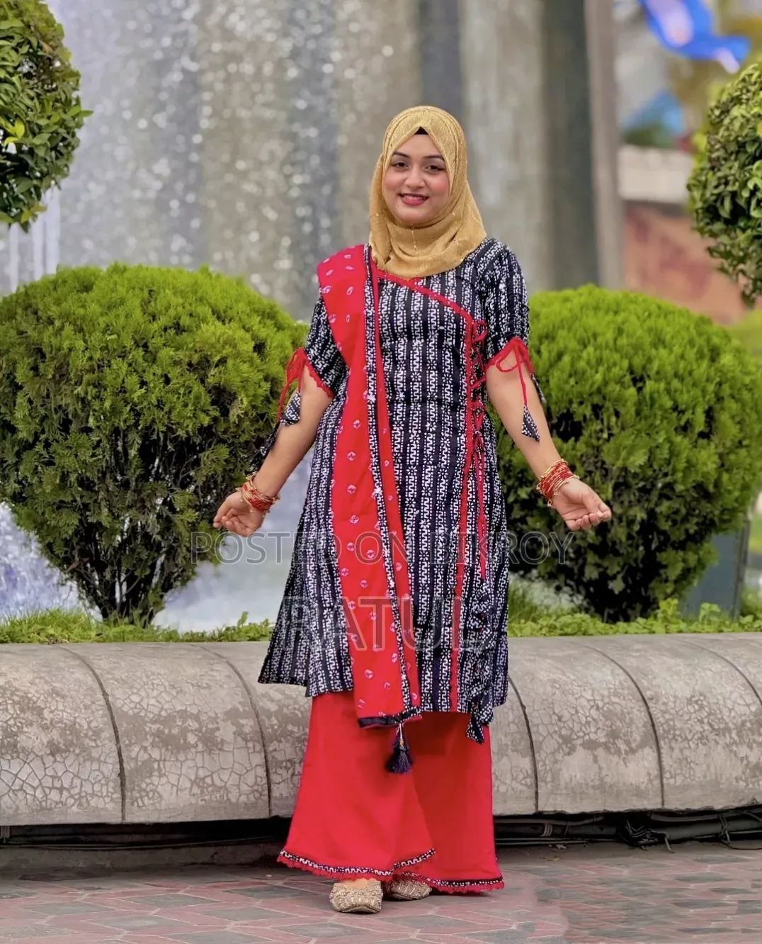 প্রিমিয়াম কোয়ালিটির বাটিক থ্রি-পিস