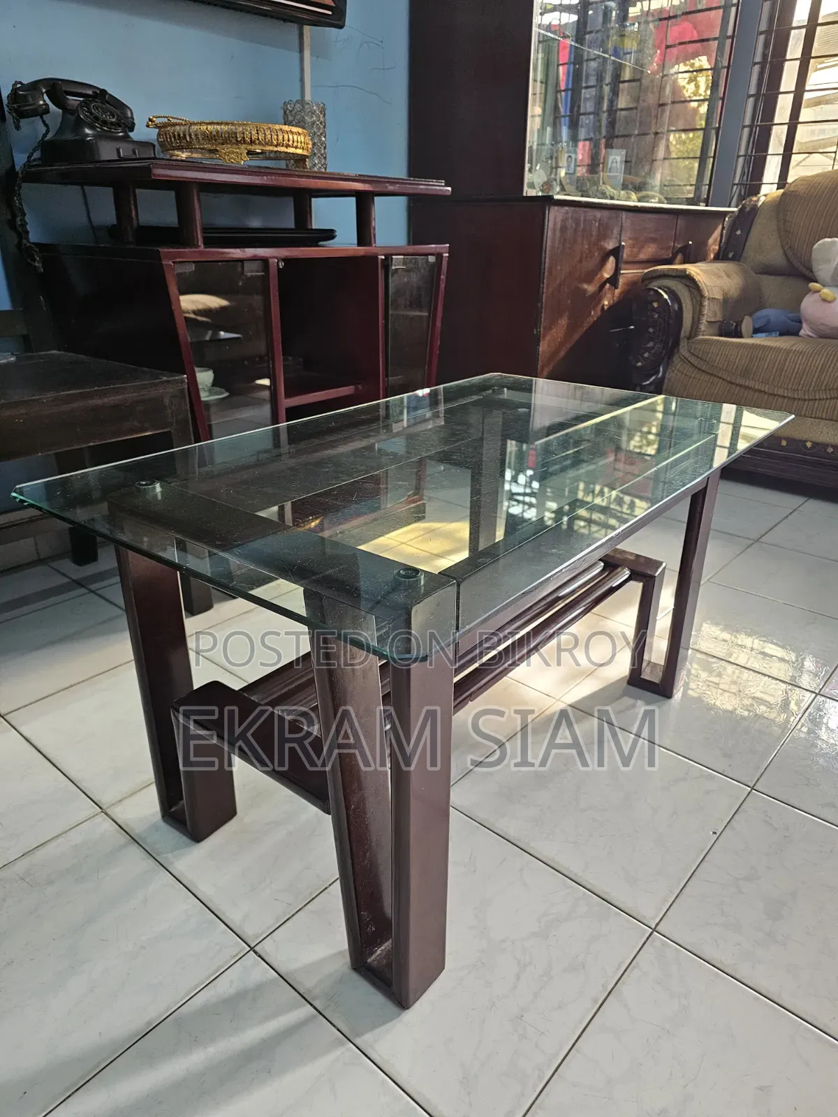 উডেন ৬ সিটার সোফা (৩-২-১ সেট)