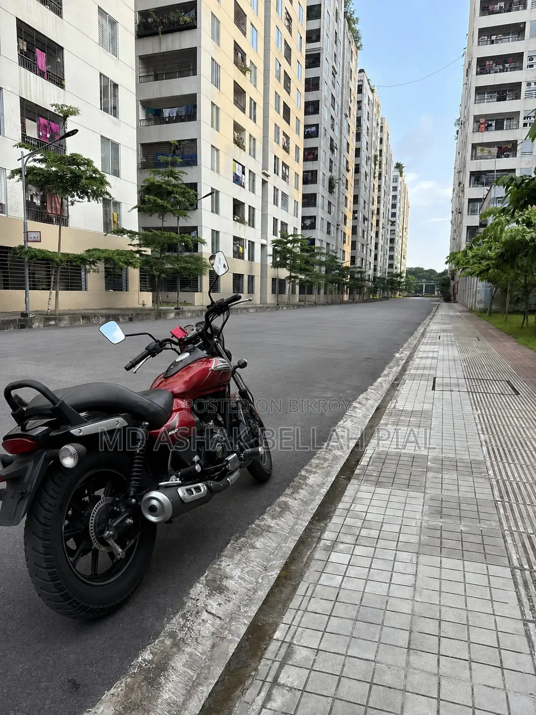 বাজাজ এভেঞ্জার ১৬০ স্ট্রিট ২০২১ রেড