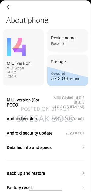 Xiaomi Poco M3 128 GB Black