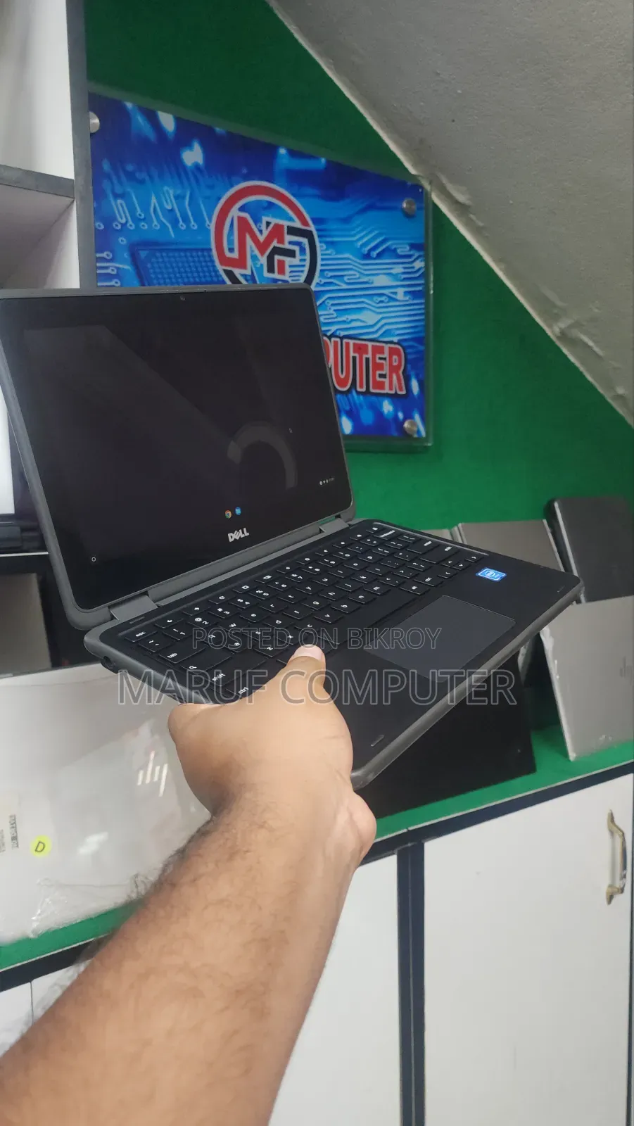 ল্যাপটপ ডেল ক্রোমবুক ১১ ৪জিবি ইন্টেল এসএসডি ৩২জিবি