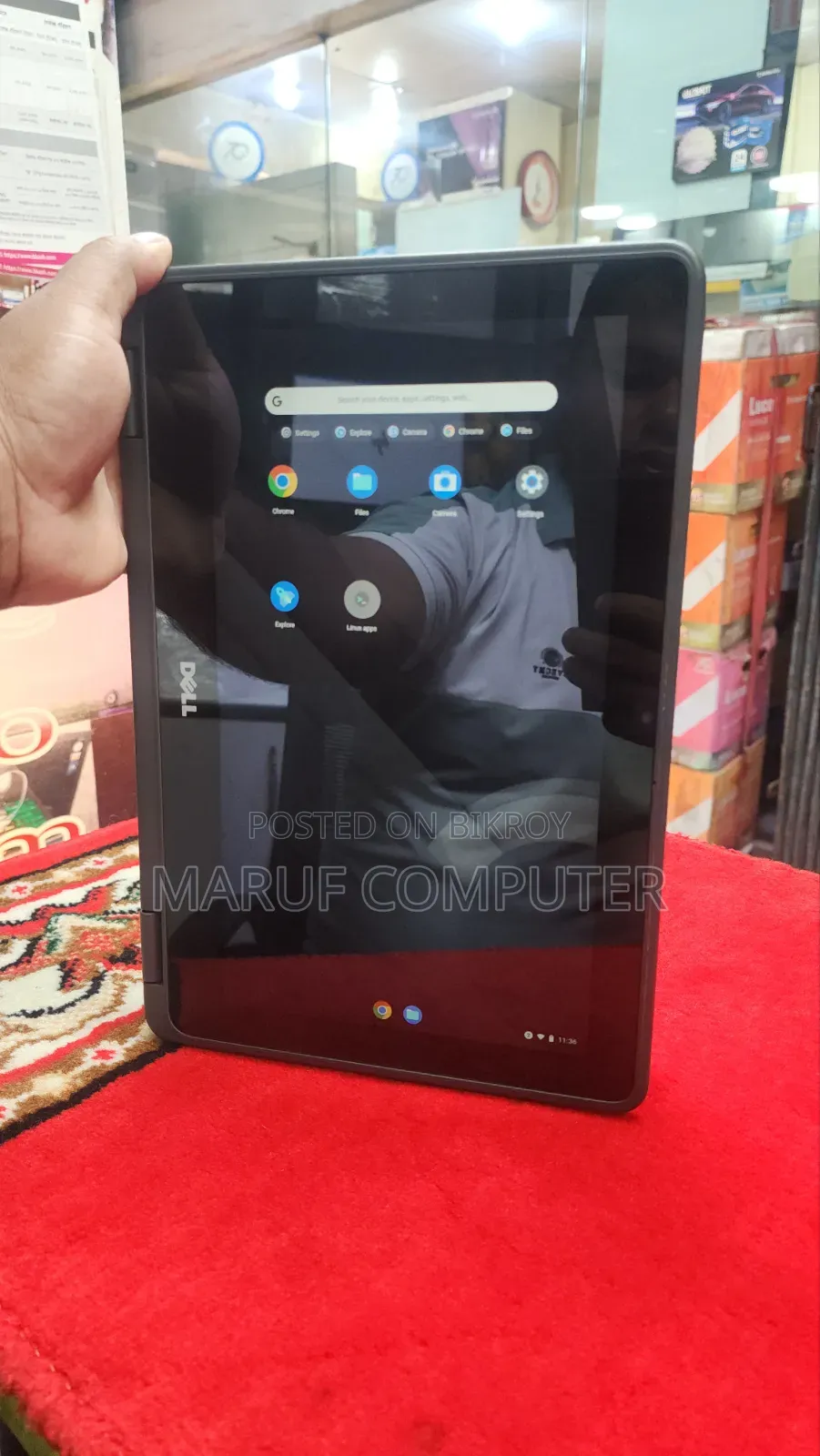 ল্যাপটপ ডেল ক্রোমবুক ১১ ৪জিবি ইন্টেল এসএসডি ৩২জিবি