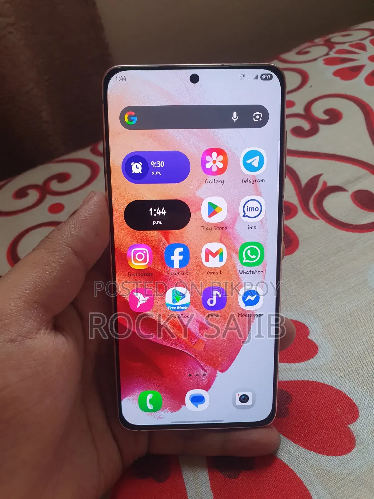 স্যামসাং গ্যালাক্সি এস২১ ৫জি ২৫৬ জিবি নীল