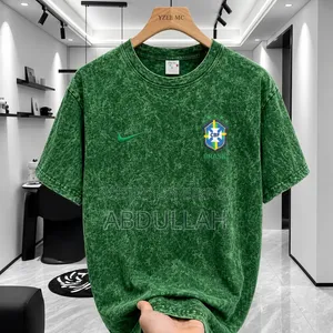 অ্যাসিড ওয়াশ ড্রপ শোল্ডার টি-শার্ট