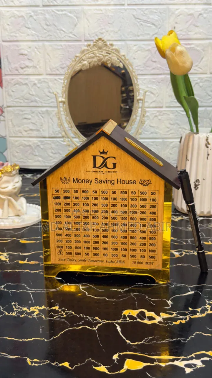 Wooden Savings Box | Beautiful Money Saving Box | New