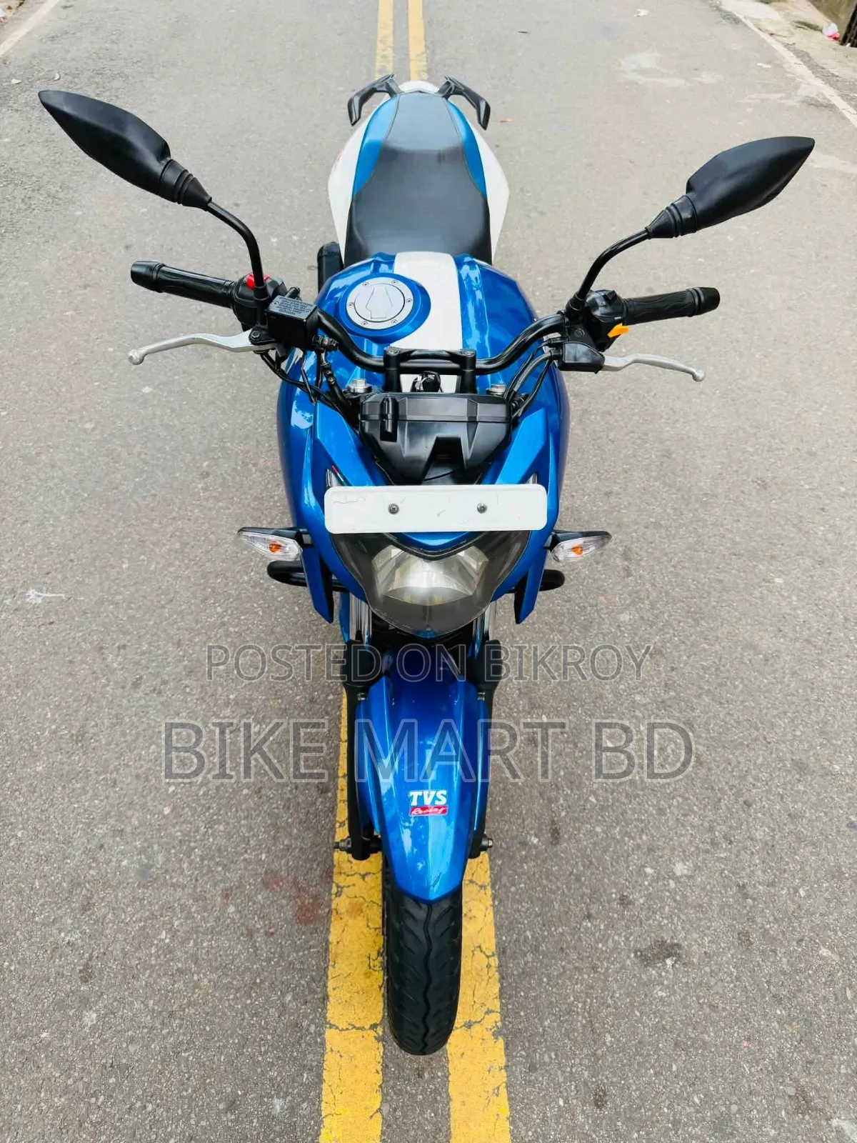 টিভিএস অ্যাপাচি আরটিআর ১৬০ ৪ভি ২০১৯ ব্লু