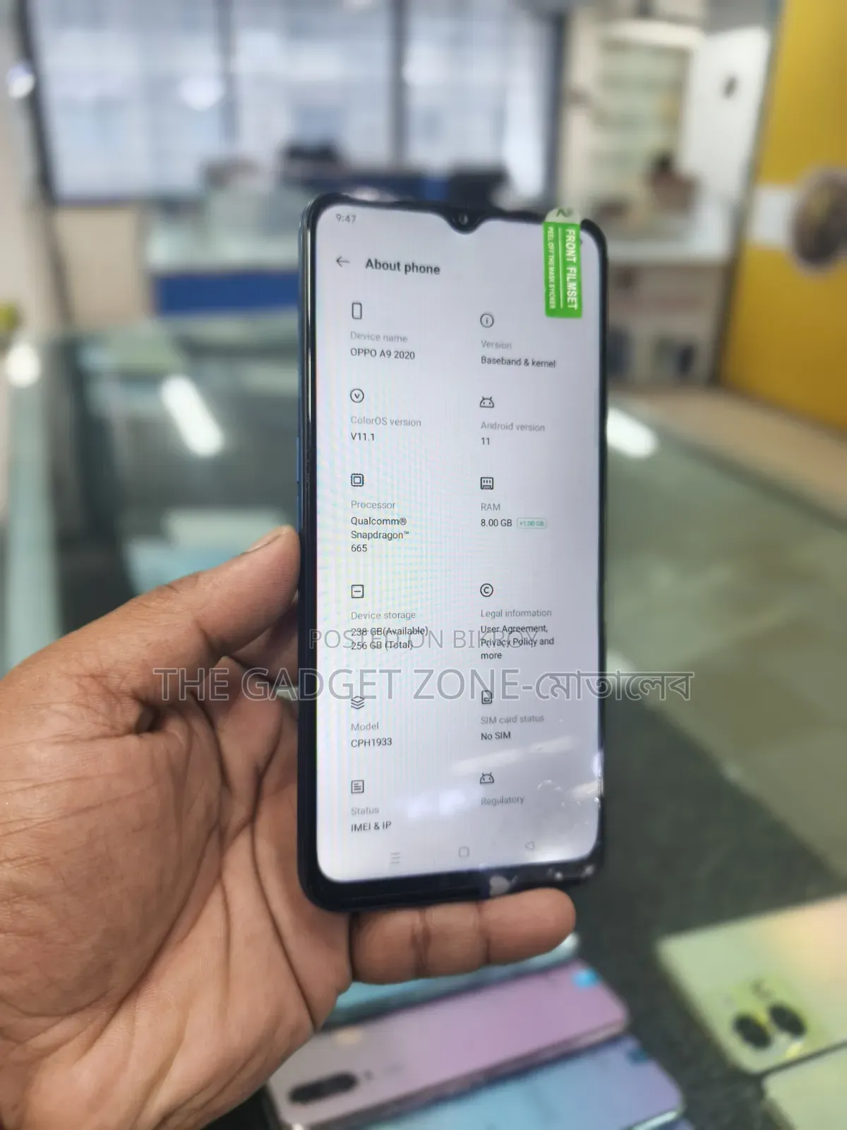 New Oppo A9 128 GB Black