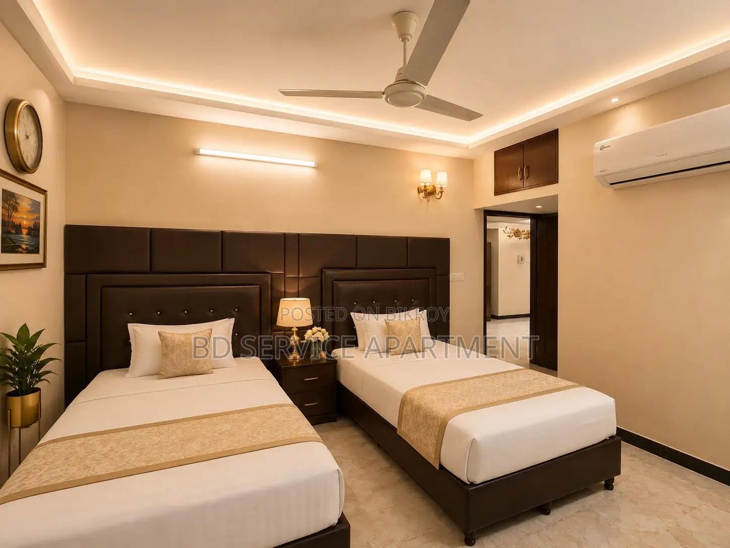 Furnished 4-Bedroom Apartment in Exclusive 4-Bedroom, Uttara for Rent