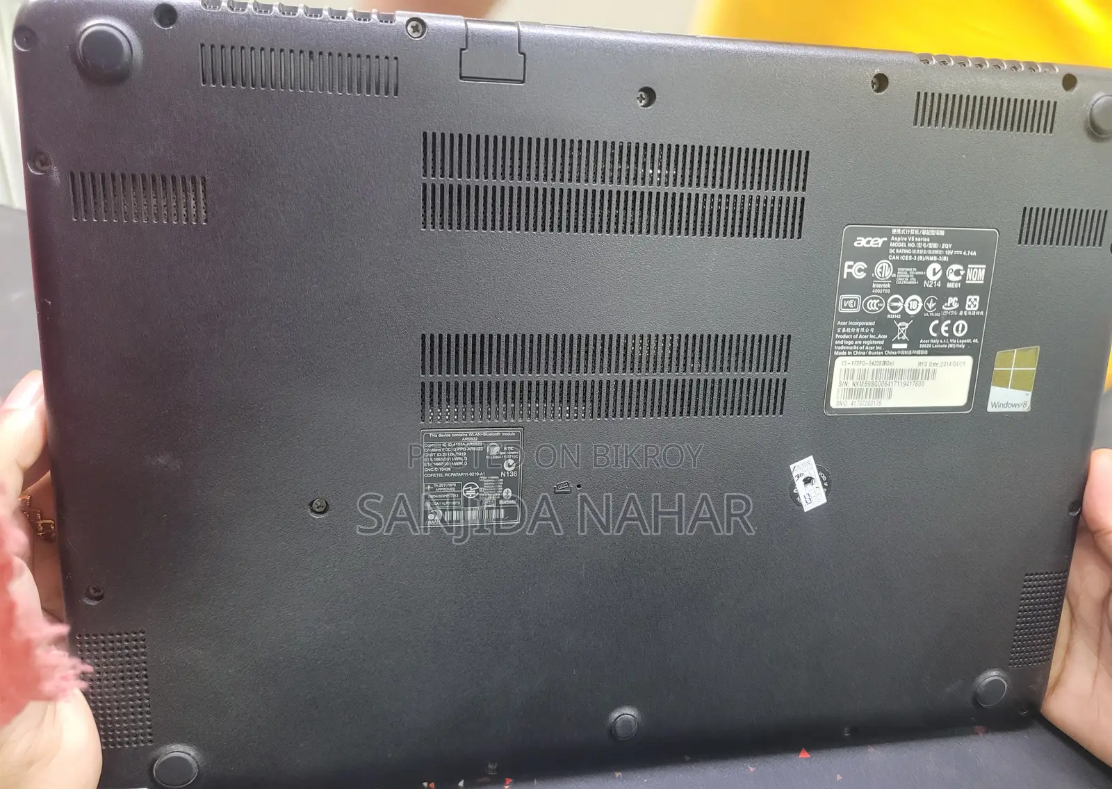 Laptop Acer Aspire V V5 572P 8GB Intel Core i5 HDD+SSD 500GB