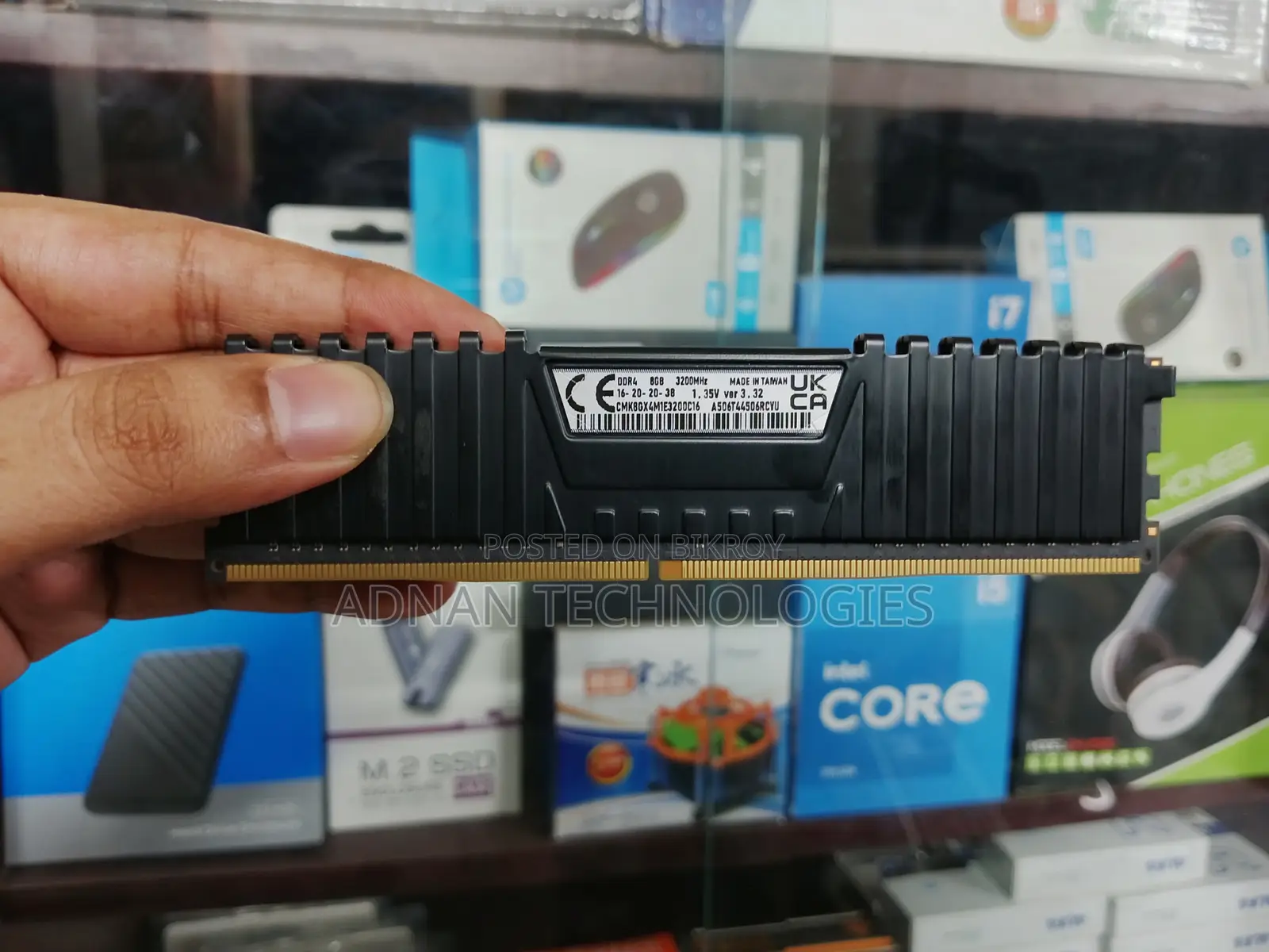 Corsair Vengeance LPX 8GB 3200MHz DDR4 Gaming Desktop RAM