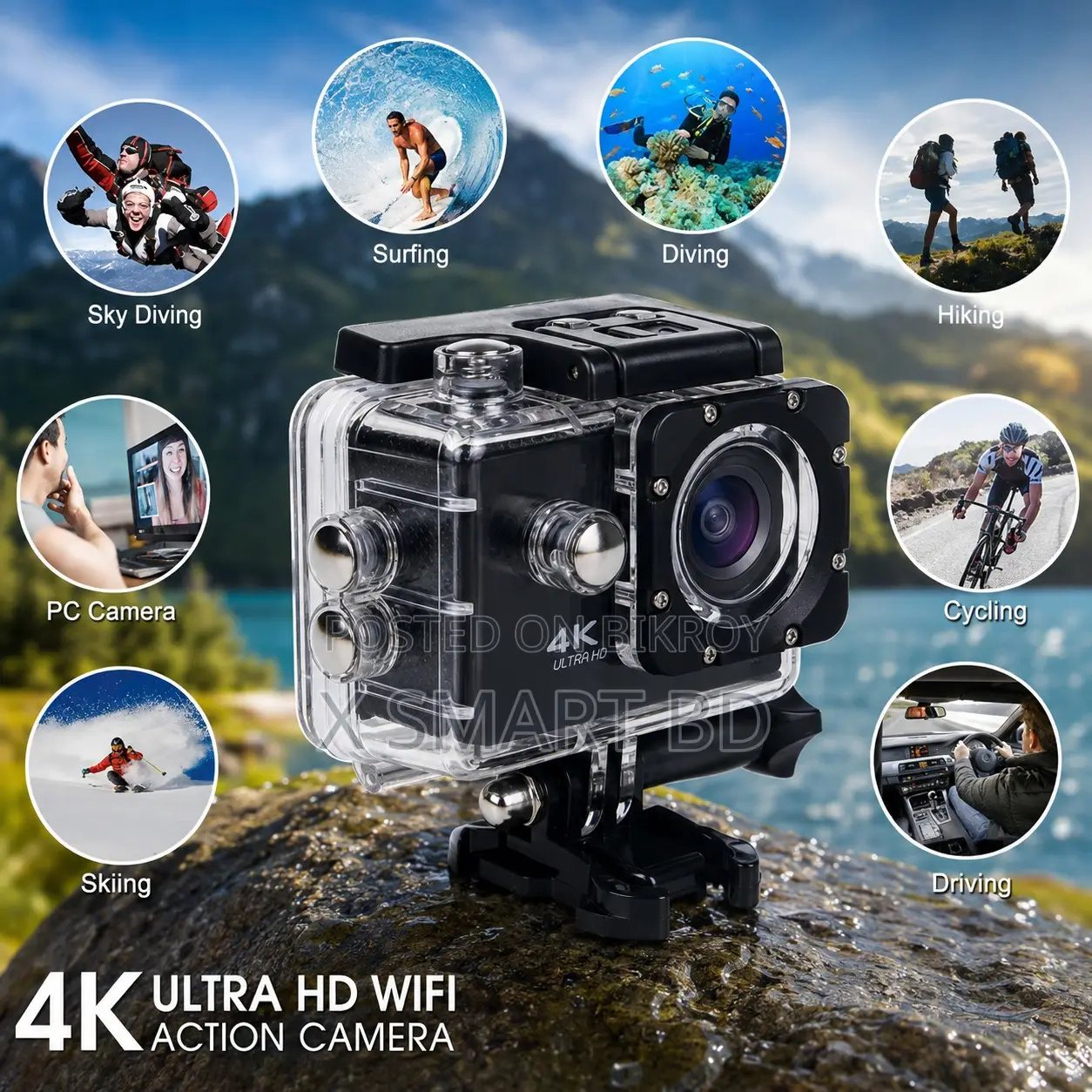 Sports Wifi Camera 16MP
