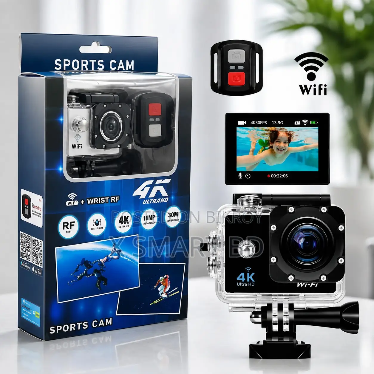 Sports Wifi Camera 16MP