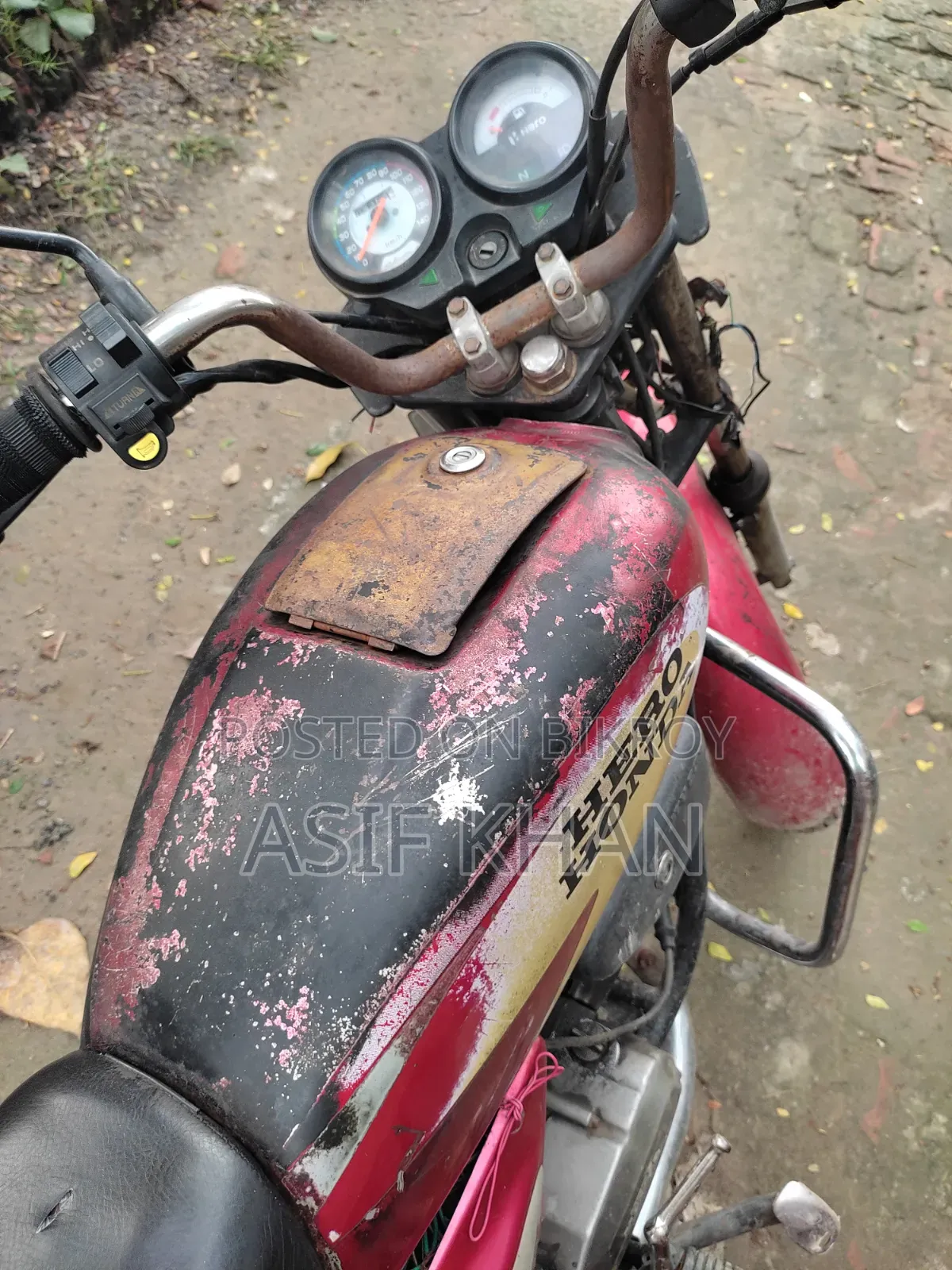Hero Hunk 150R Dual Disc ABS 2014 Red