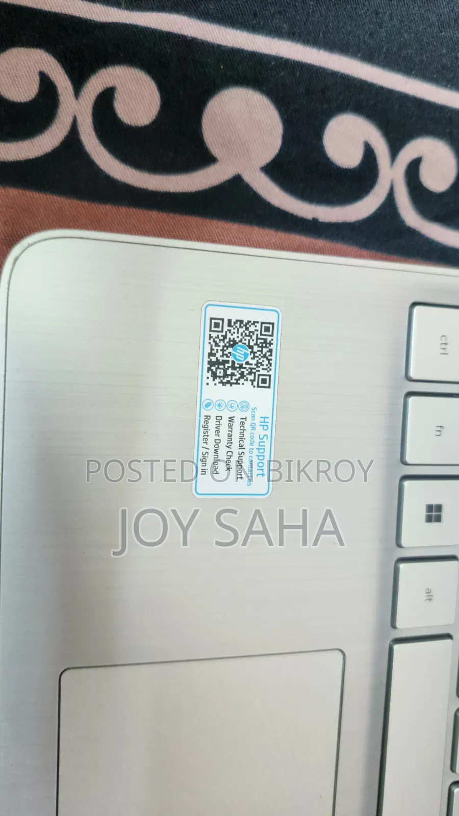 ল্যাপটপ এইচপি ১৫এস ১৬জিবি ইন্টেল কোর আই৩ এসএসডি ৫১২জিবি