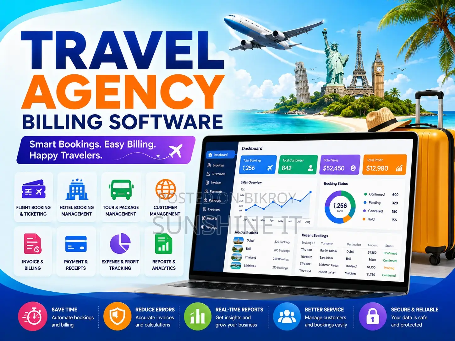 Travel Agency Billing Software