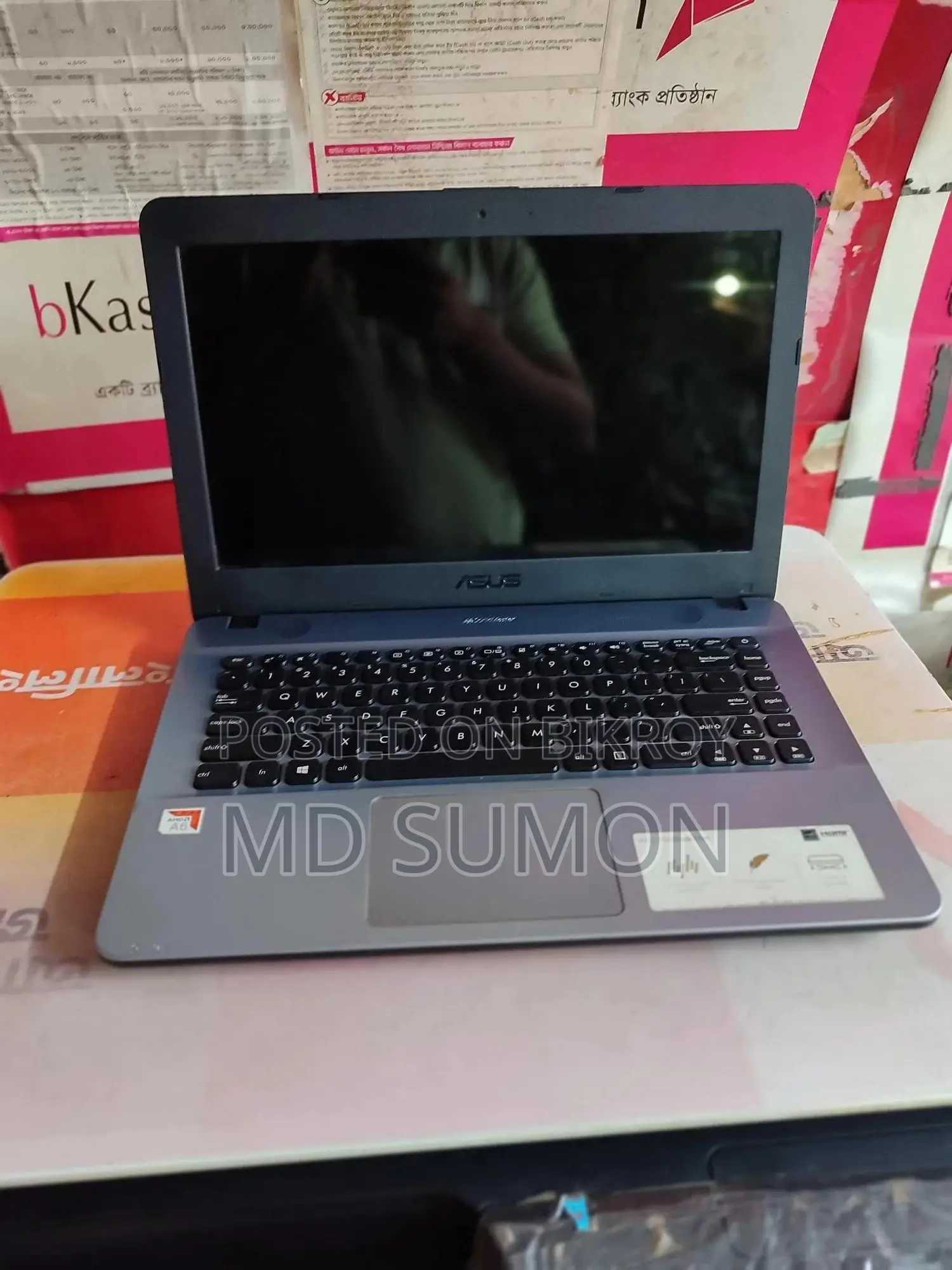 Laptop Asus A42JV 4GB Intel Pentium SSD 500GB