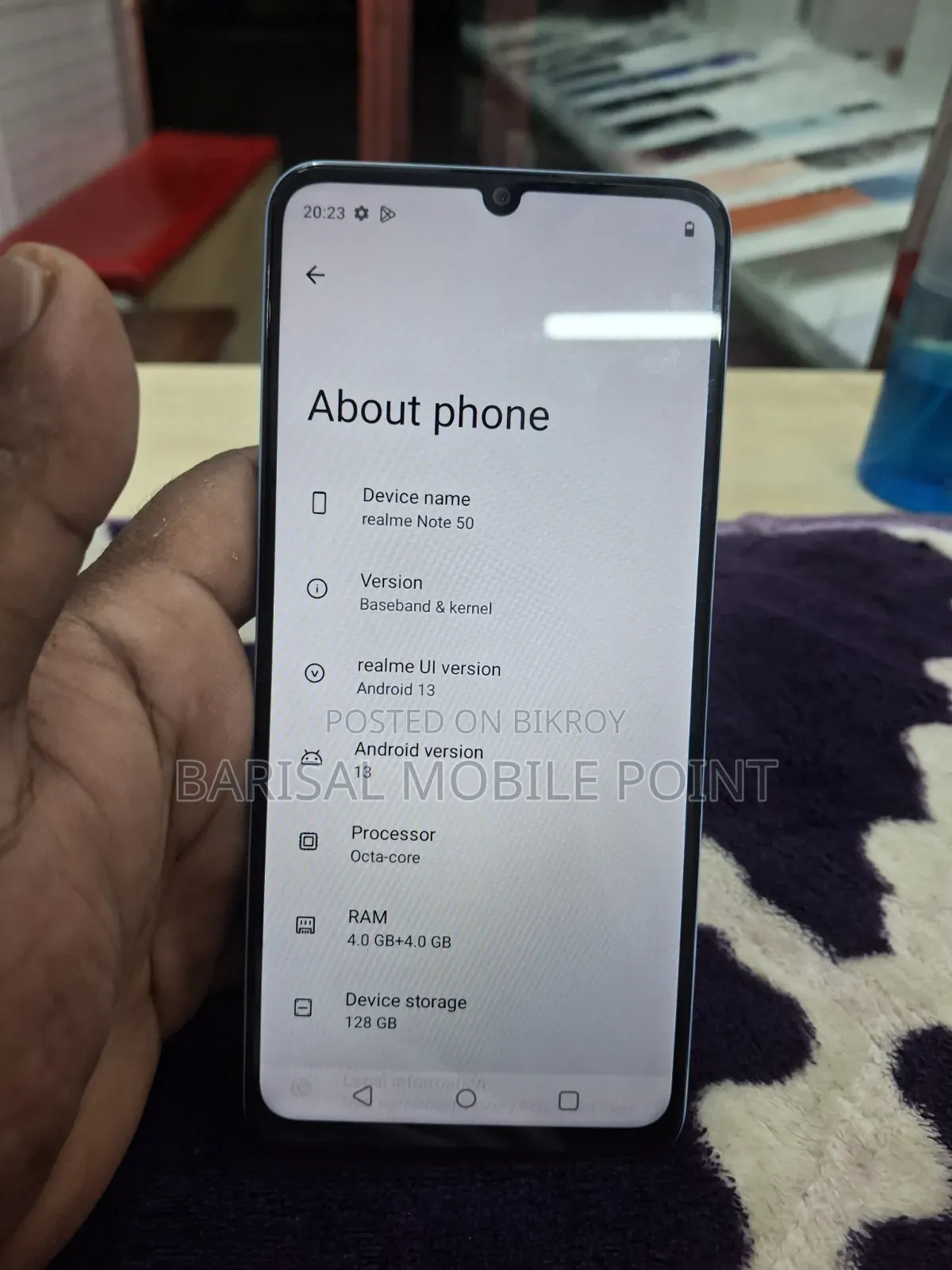 Realme Note 50 128 GB Blue