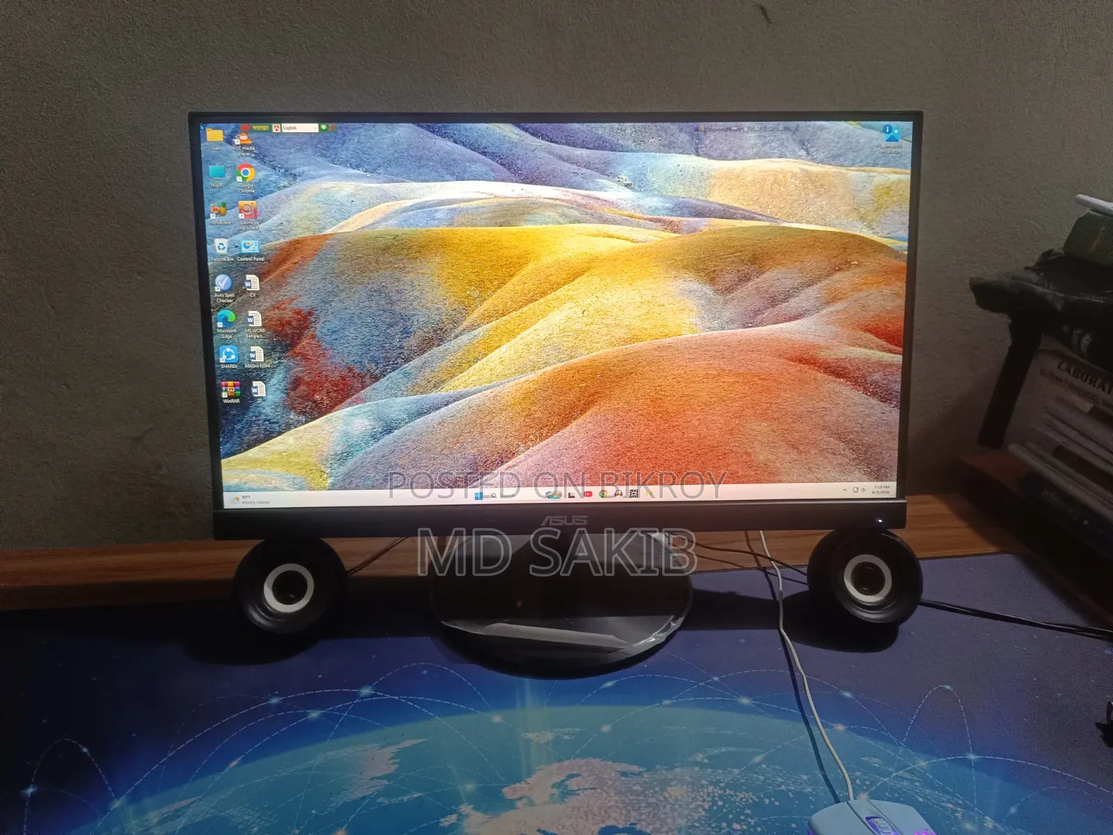 Desktop Computer Asus 8GB AMD Ryzen 5 HDD+SSD 128GB