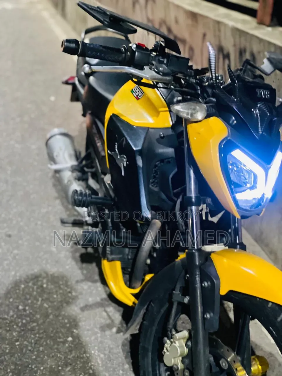 TVS Raider 125 2023 Yellow