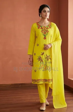 Embroidery Cotton Three Piece Hand Made