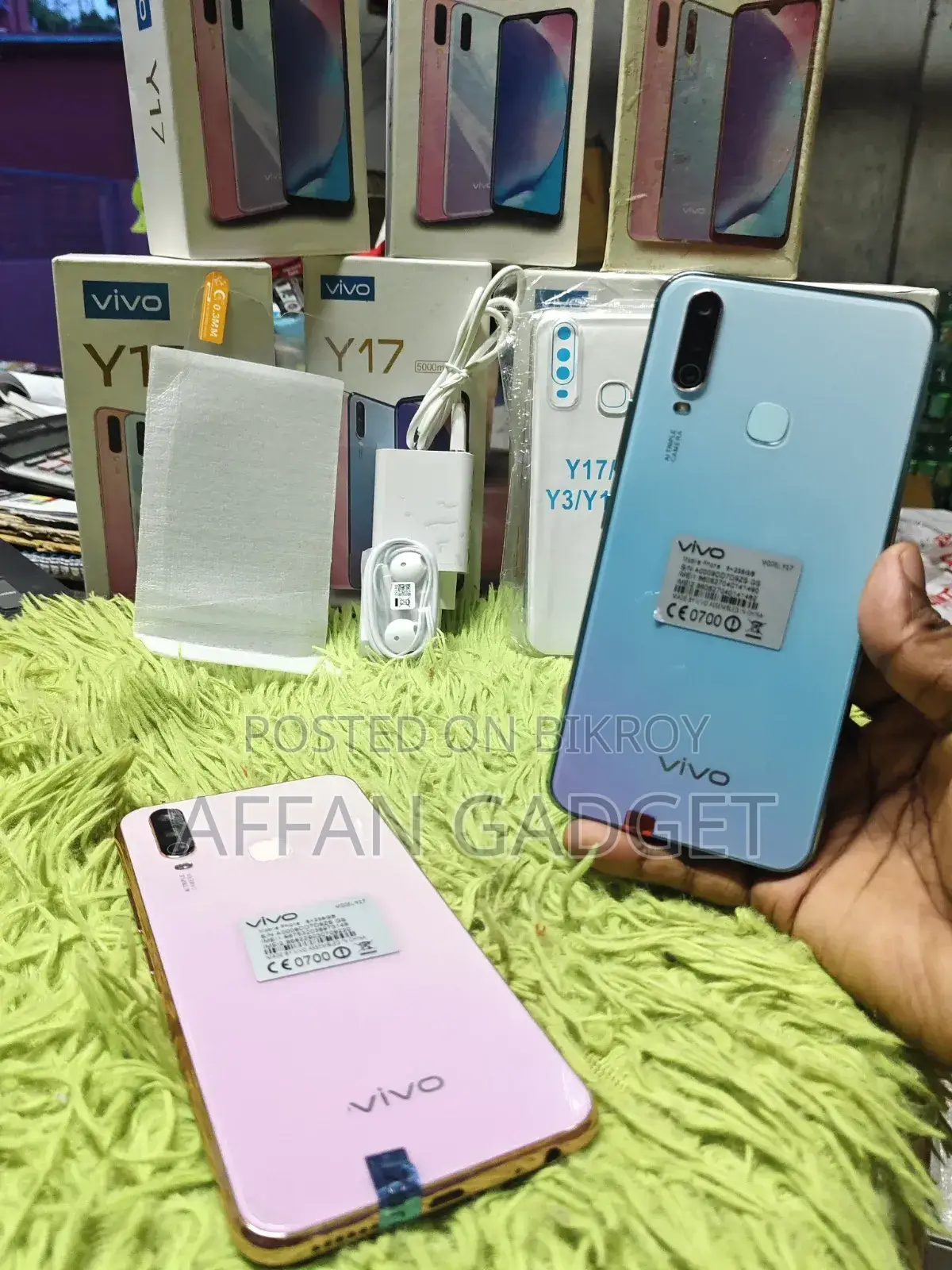Vivo Y17 256 GB Blue