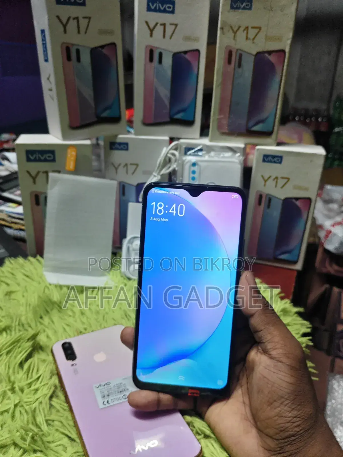 Vivo Y17 256 GB Blue
