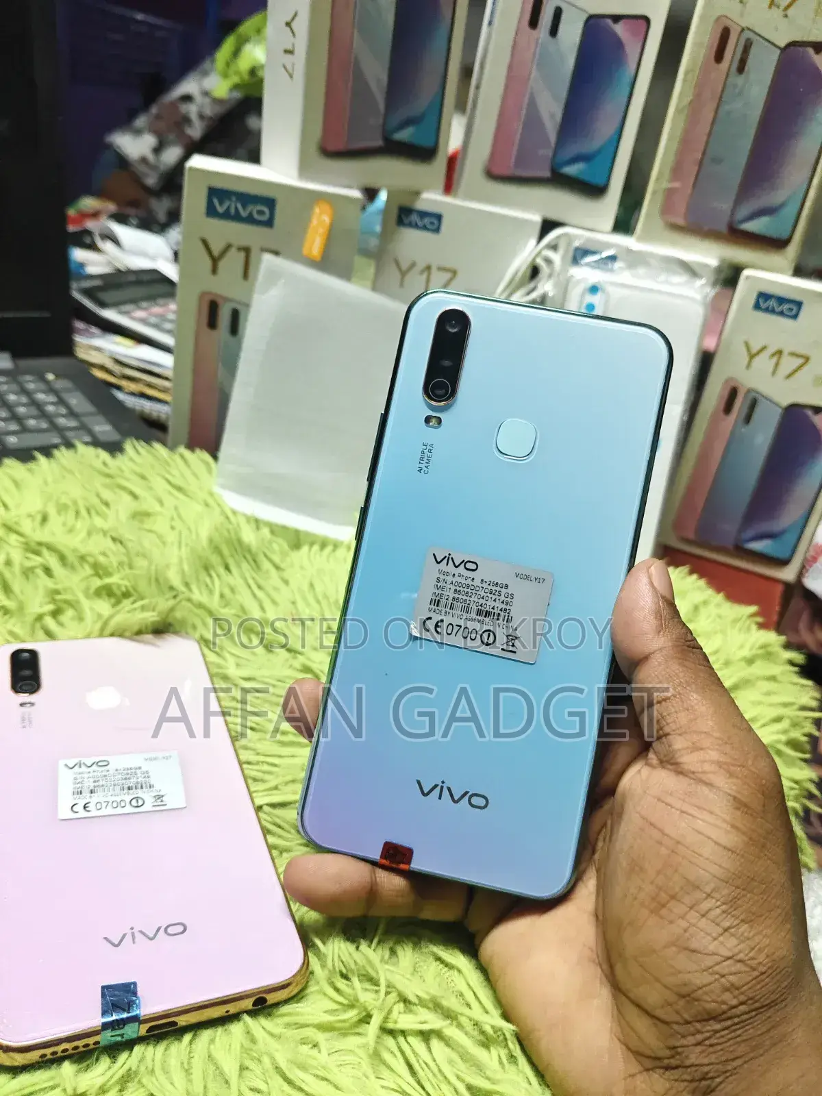 Vivo Y17 256 GB Pink