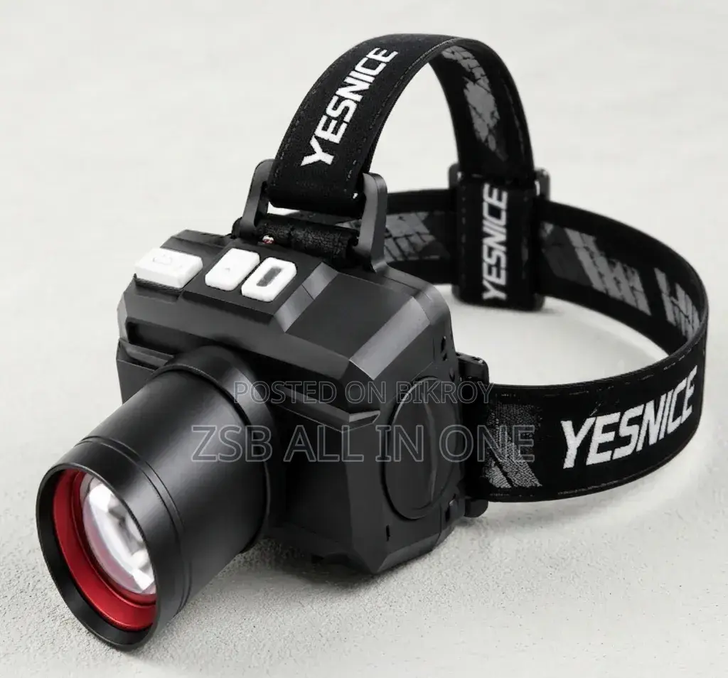 YESNICE YES-620 Rechargeable Zoom LED Headlamp
