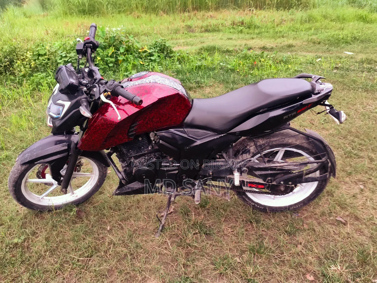 TVS Apache RTR 160 4V 2021 Blue