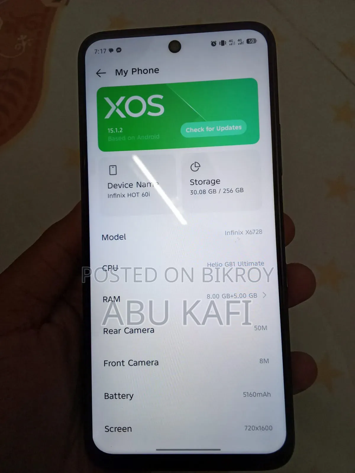 Infinix Hot 60i 256 GB Black