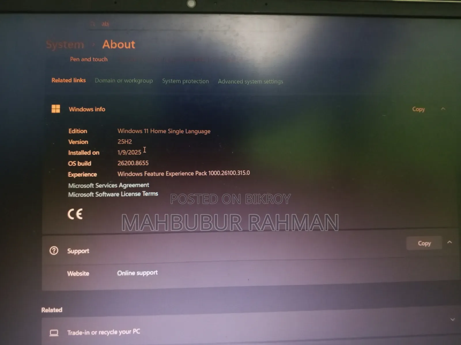 Laptop HP Pavilion 15 8GB AMD Ryzen 5 SSD 512GB