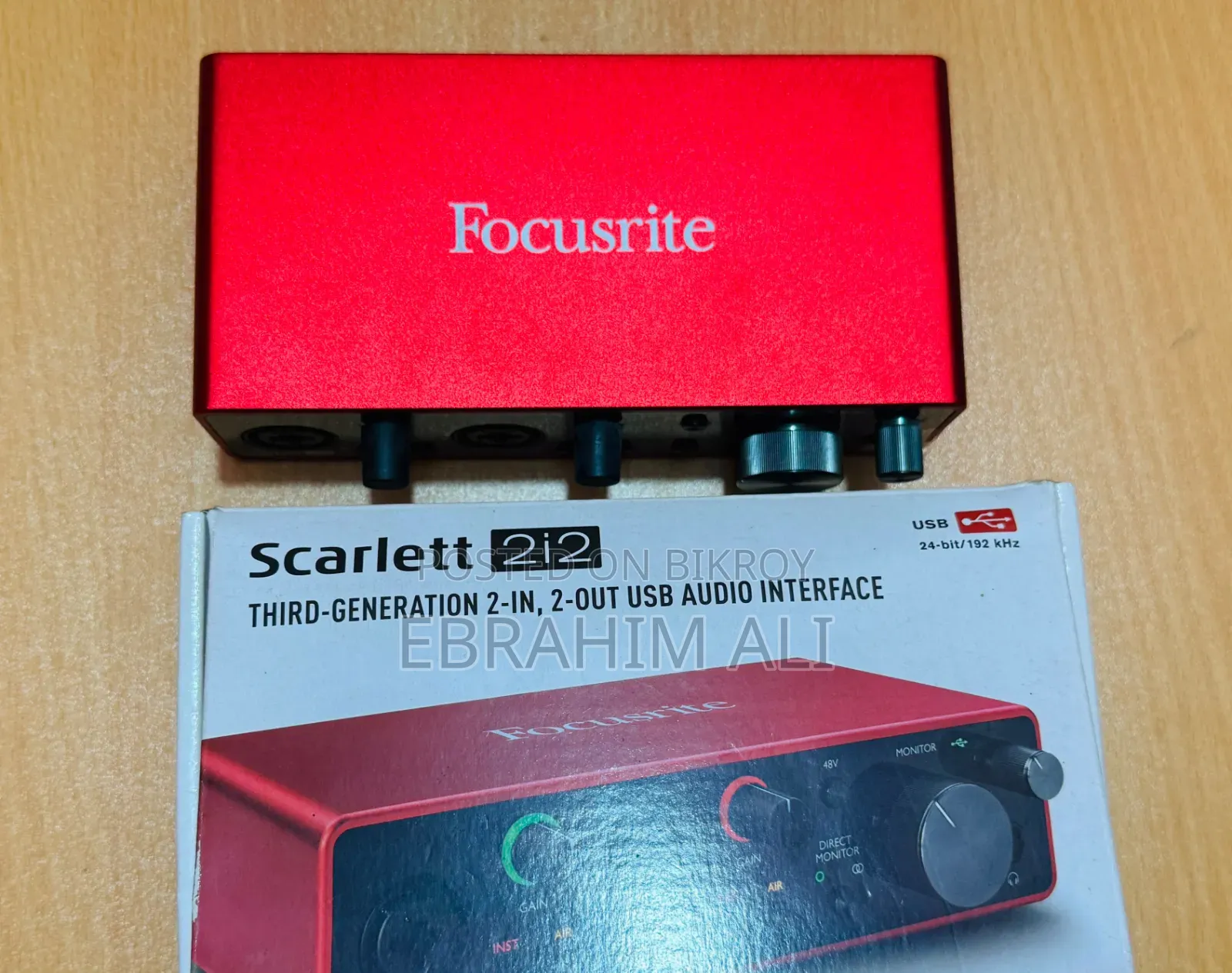Focusrite Scarlett 2i2 Sound Card