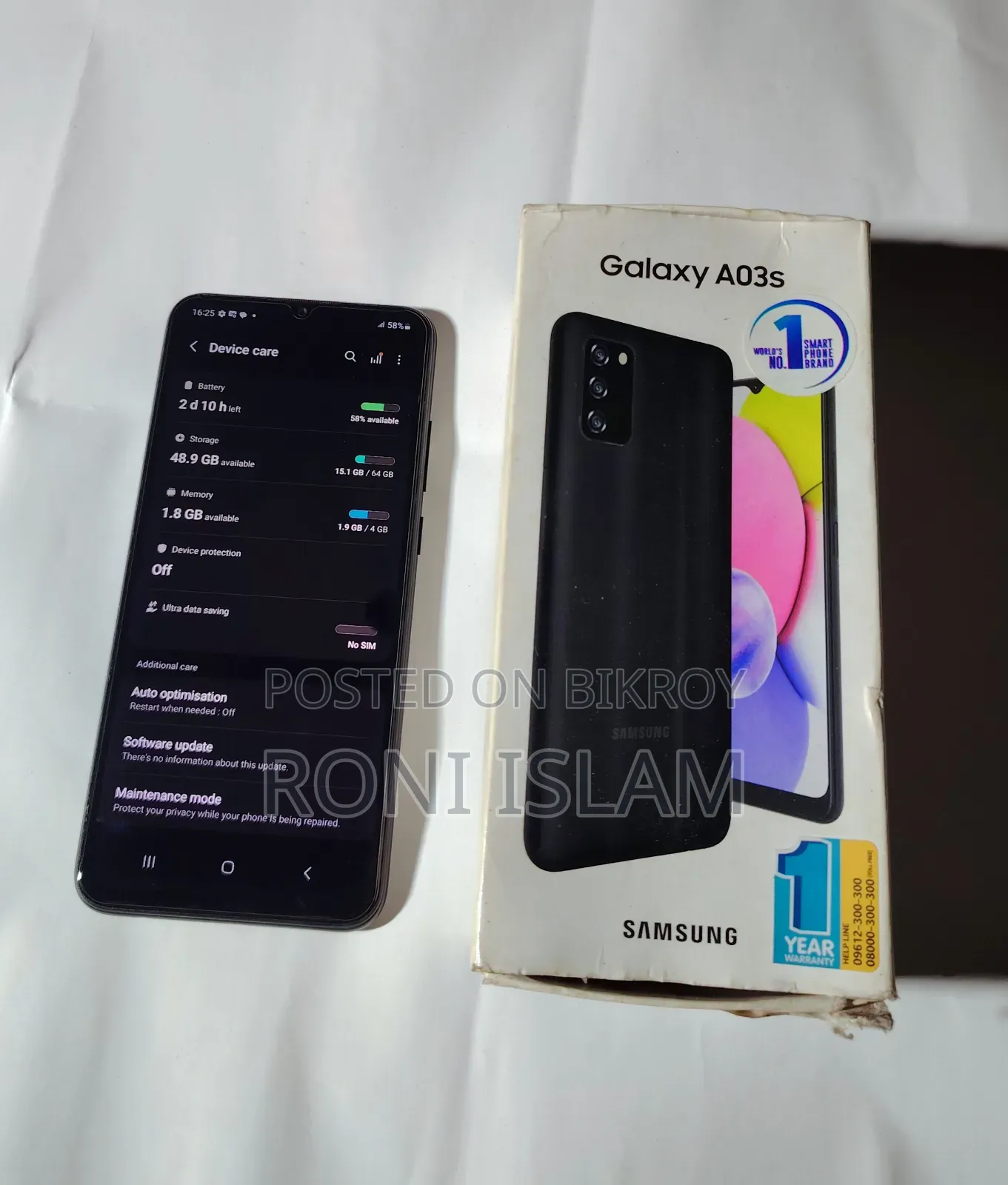 Samsung Galaxy A03s 64 GB Black