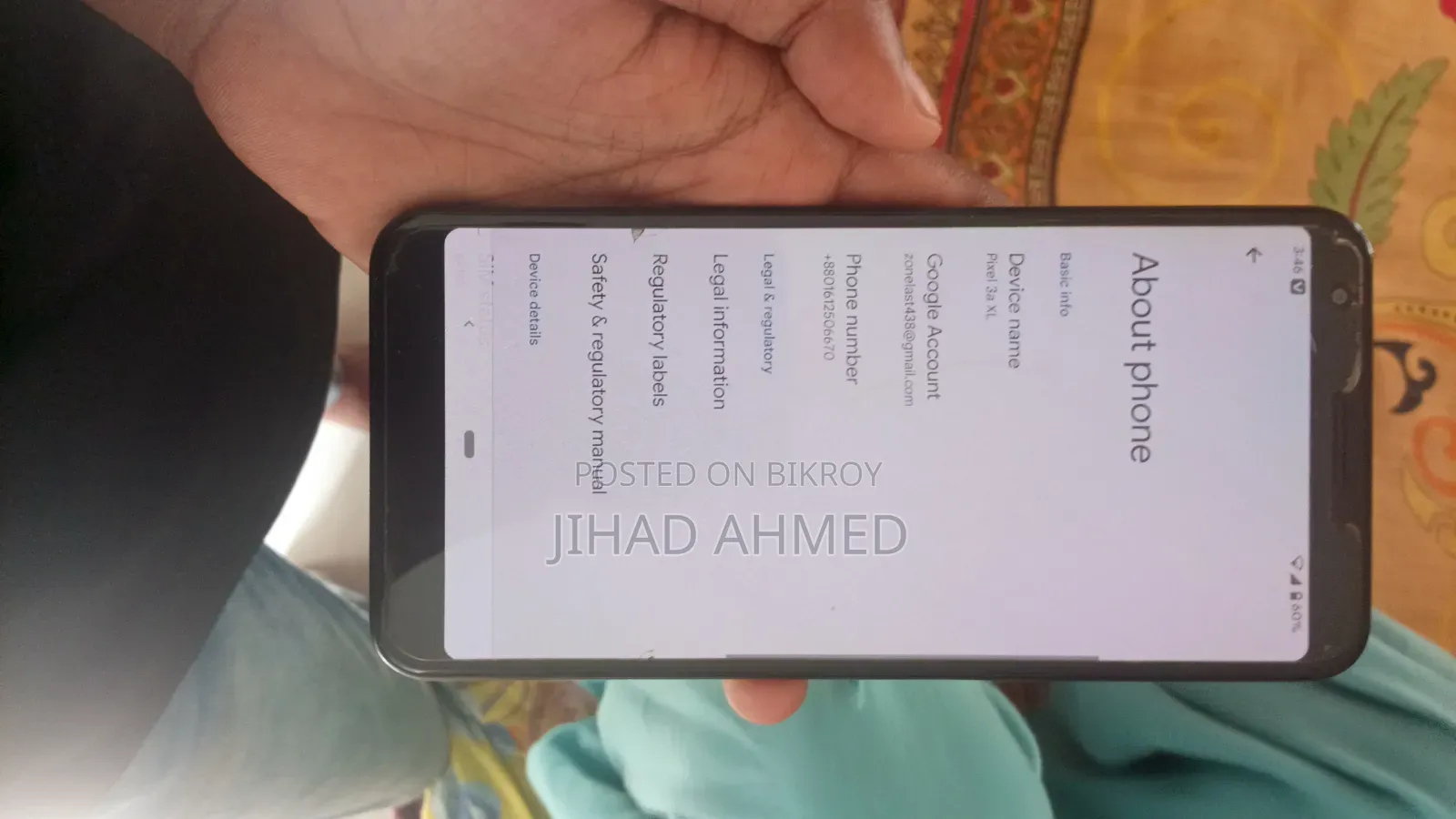 Google Pixel 3a XL 64 GB Black
