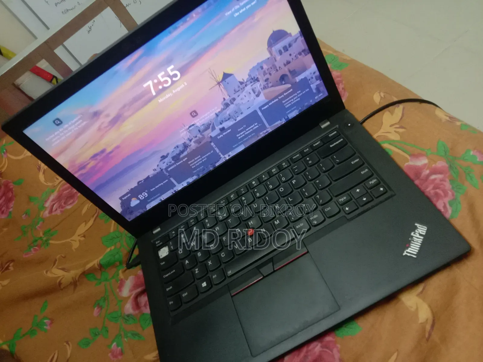 ল্যাপটপ লেনোভো থিংকপ্যাড টি৪৮০ ৮জিবি ইন্টেল কোর আই৫ এইচডিসডি+এসএসডি ২৫৬জিবি