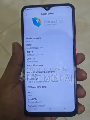 Vivo Y93 128 GB Red