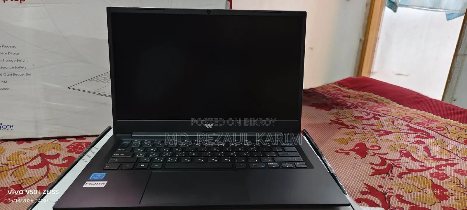 New Laptop 8GB Intel Core I3 SSD 256GB