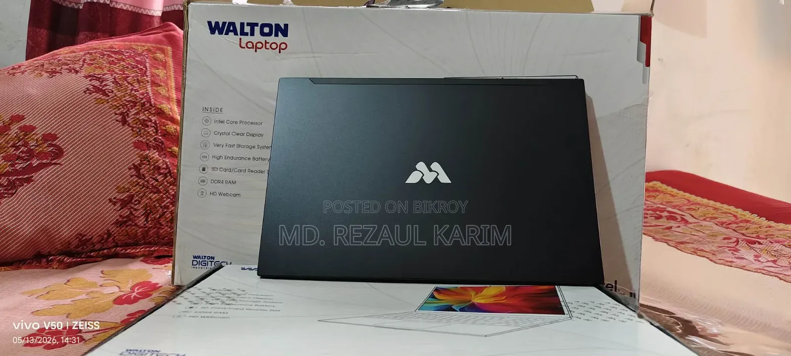 New Laptop 8GB Intel Core I3 SSD 256GB