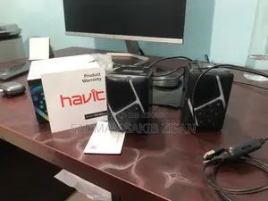 HAVIT SK763 স্টেরিও কম্পিউটার স্পিকার (ডাইনামিক RGB)