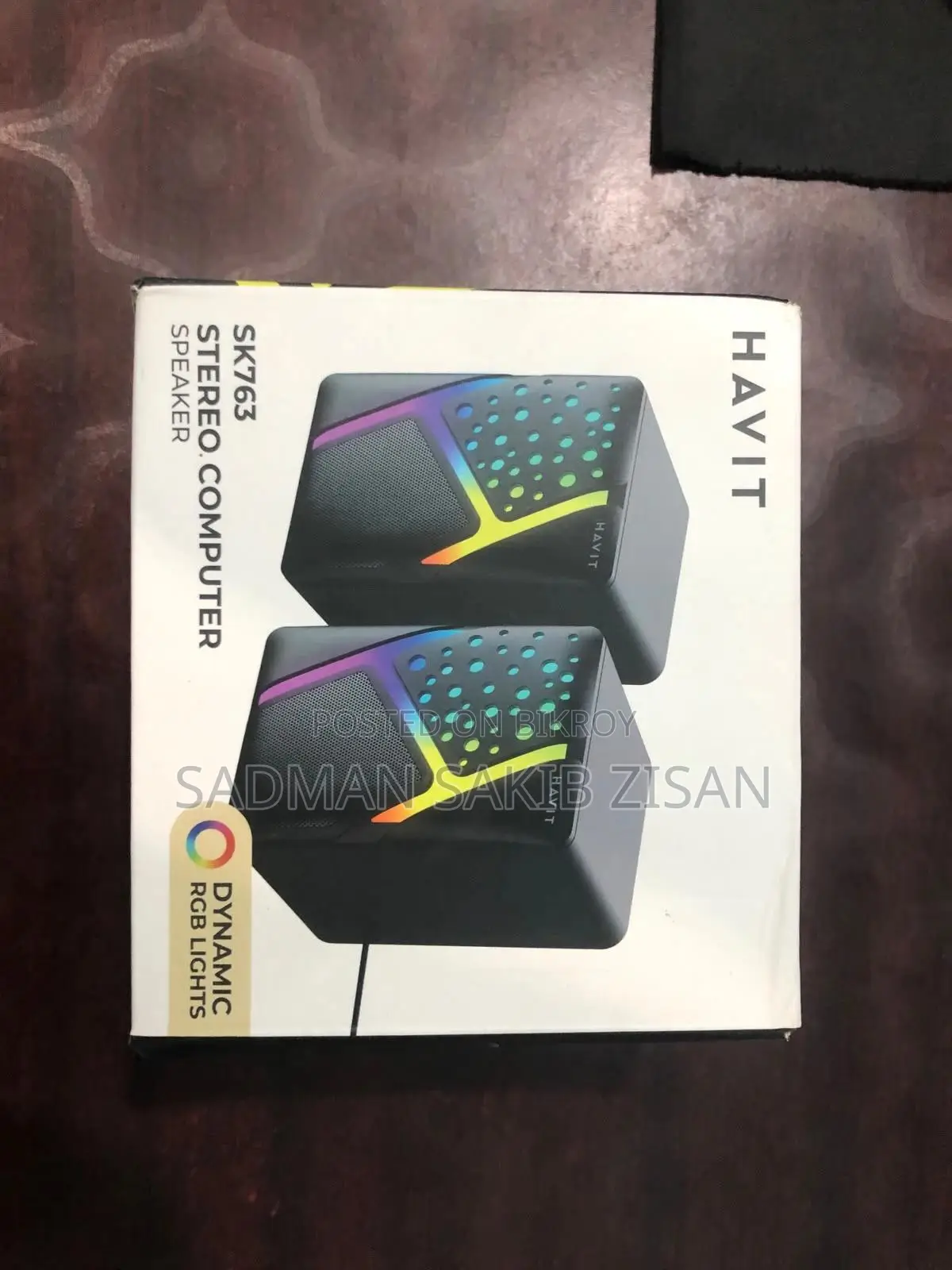HAVIT SK763 স্টেরিও কম্পিউটার স্পিকার (ডাইনামিক RGB)