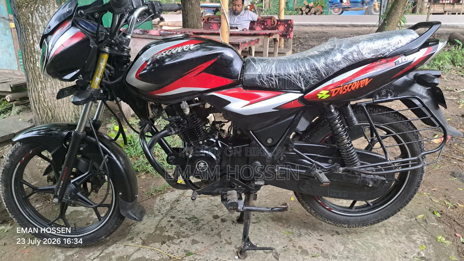 নতুন বাজাজ ডিসকভার ১১০ ২০২৪ রেড