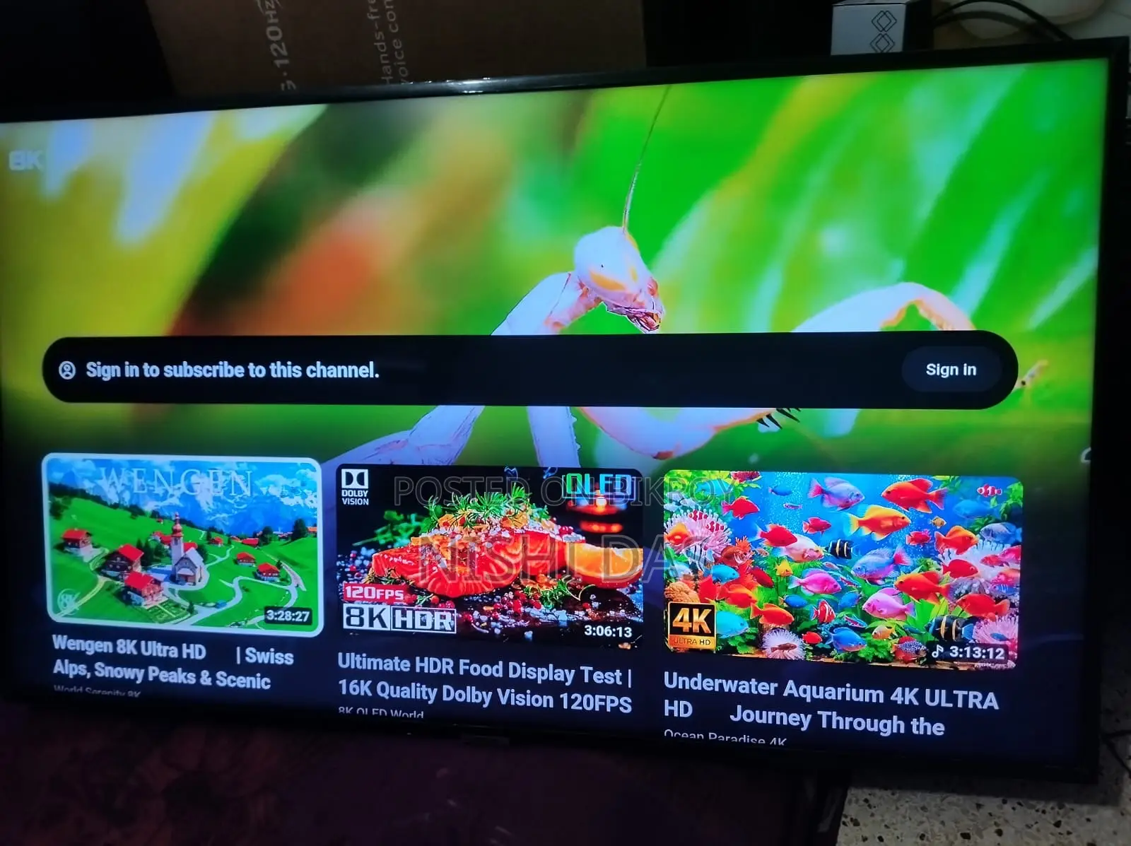Samsung 43 Un7100R Voice Control TV