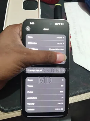 অ্যাপল আইফোন ১৪ প্রো ম্যাক্স ২৫৬ জিবি হোয়াইট