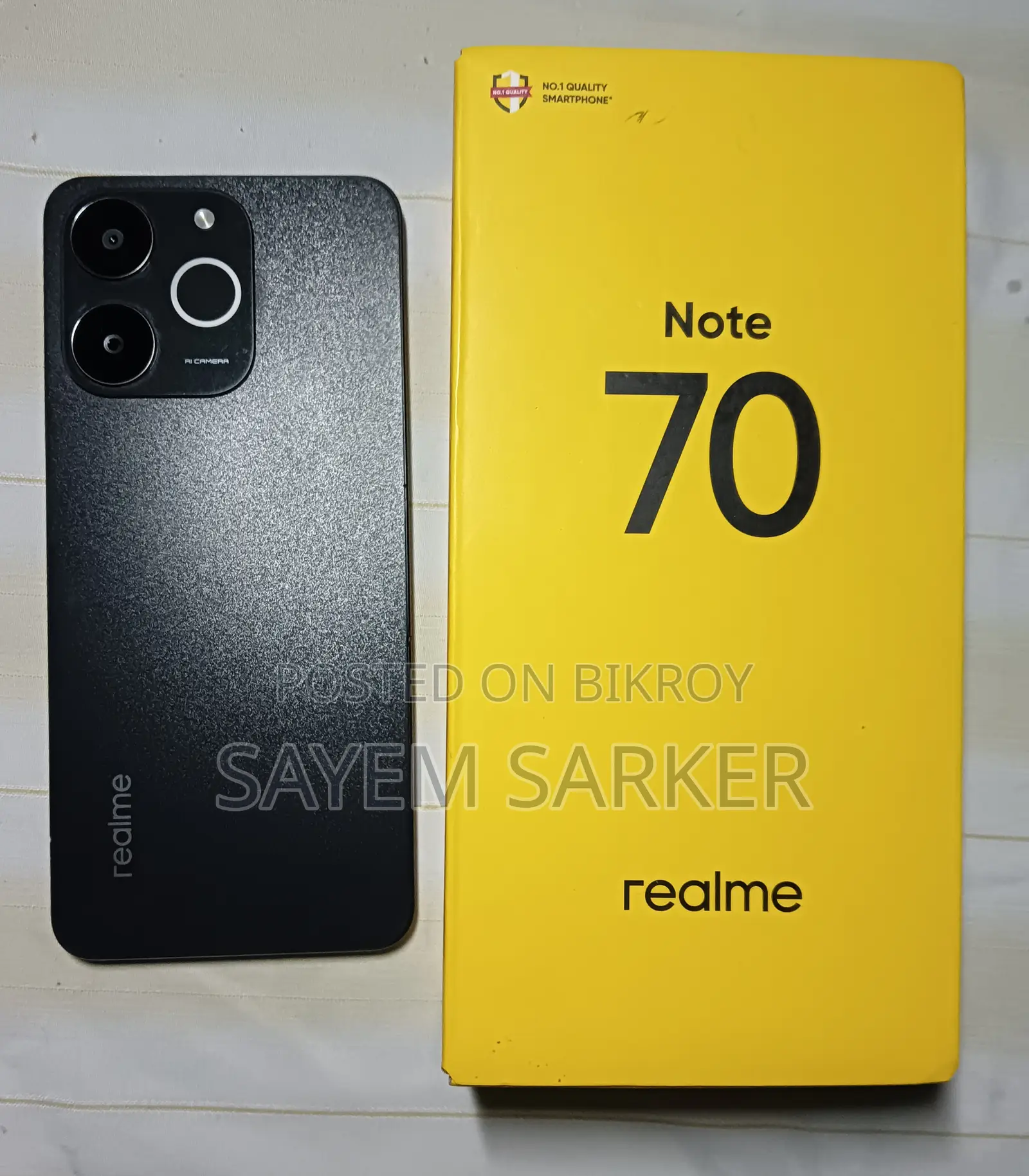 রিয়েলমি নোট ৭০ ১২৮ জিবি ব্ল্যাক