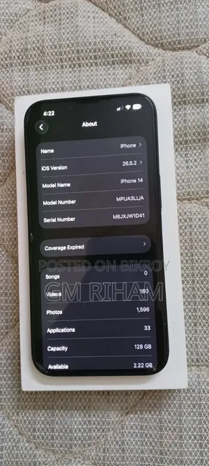 Apple iPhone 14 128 GB Black