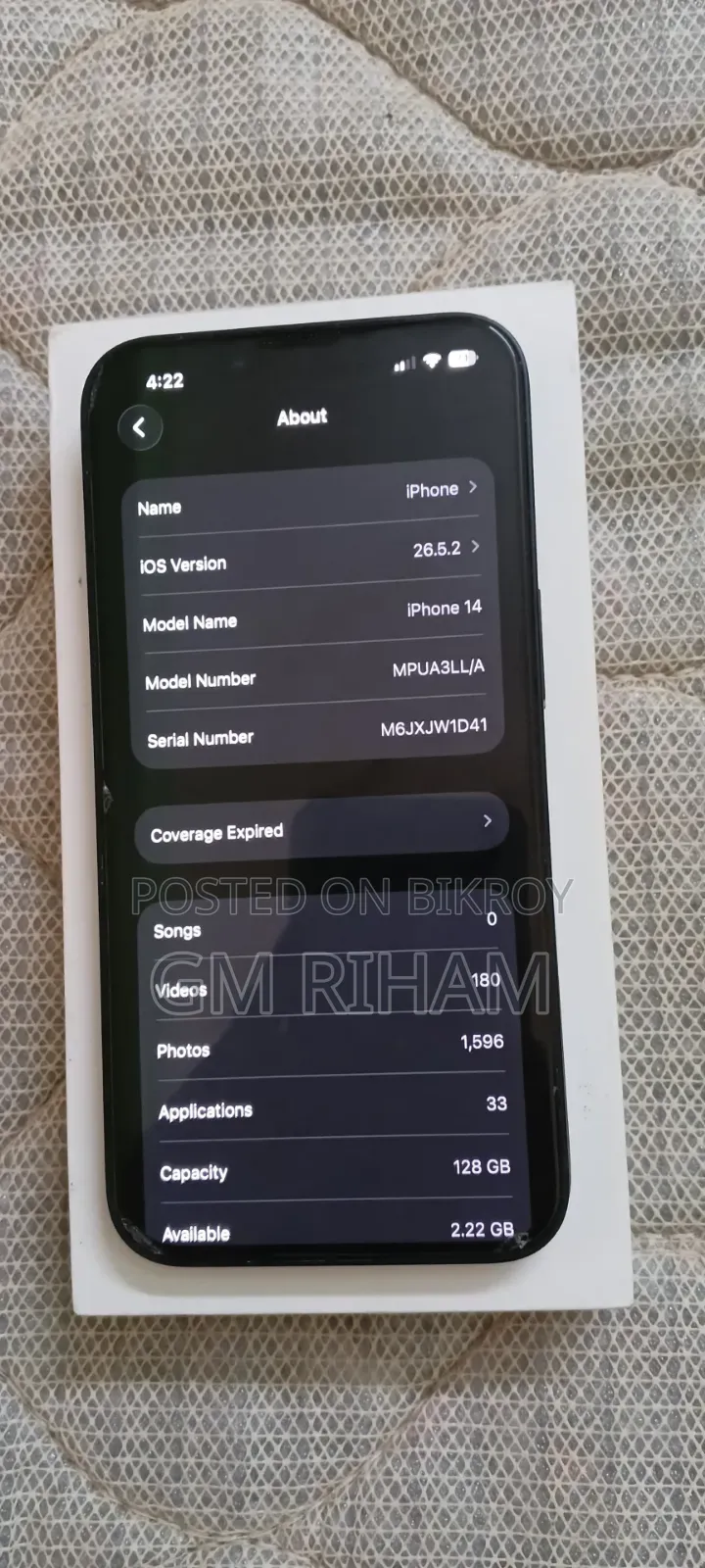 Apple iPhone 14 128 GB Black