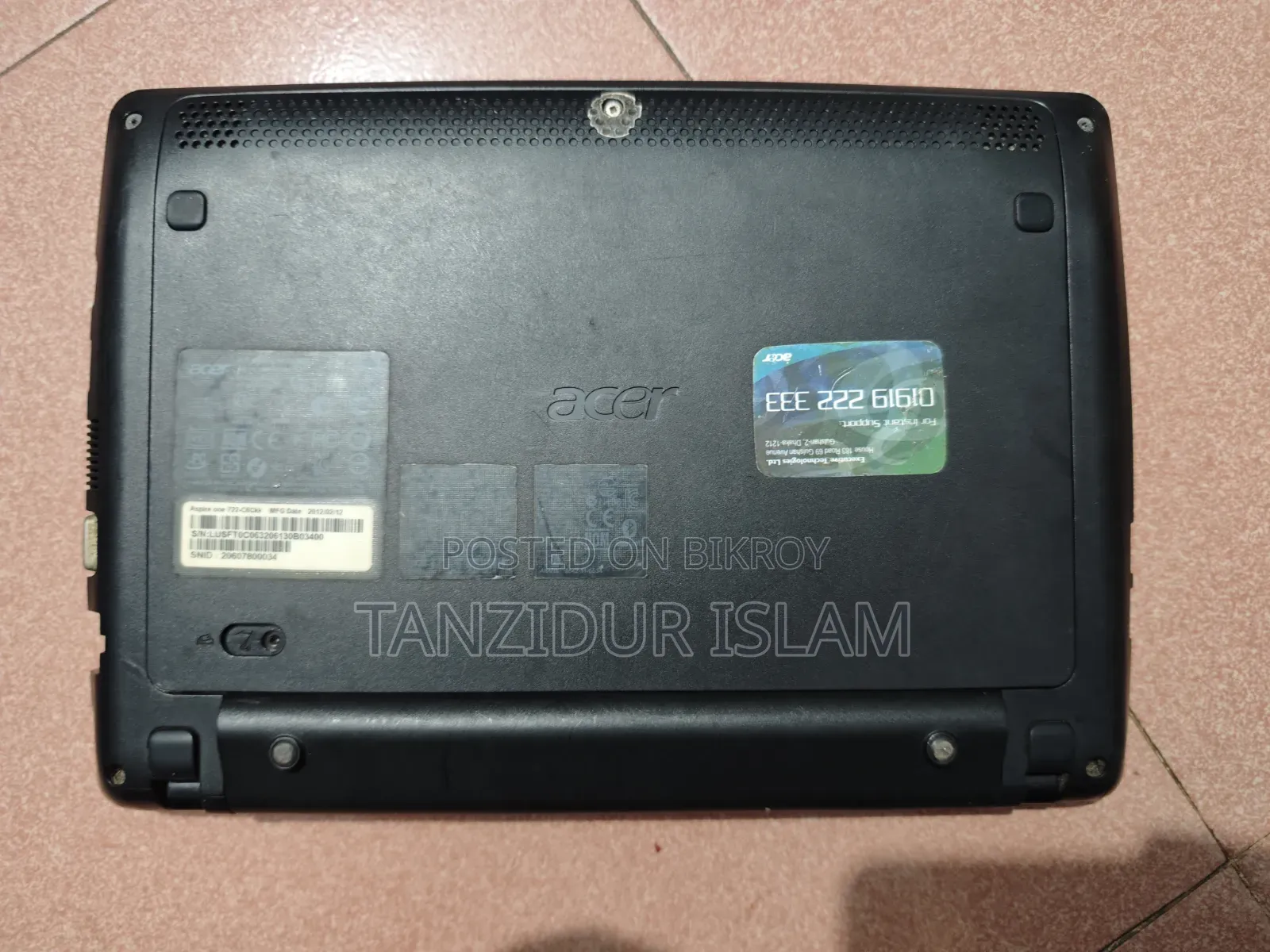 Laptop Acer Aspire One 722 2GB AMD HDD+SSD 1T