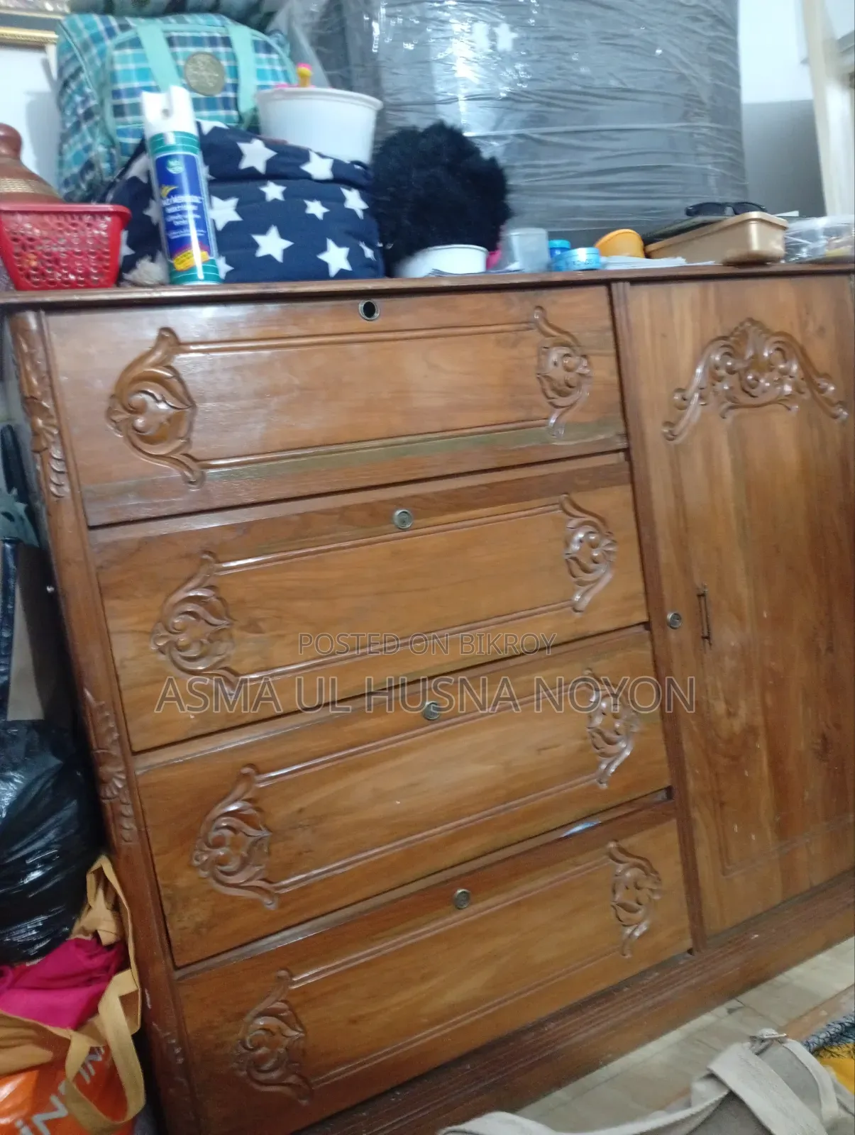 অরজিনাল সেগুন কাঠের ওয়াড্রব